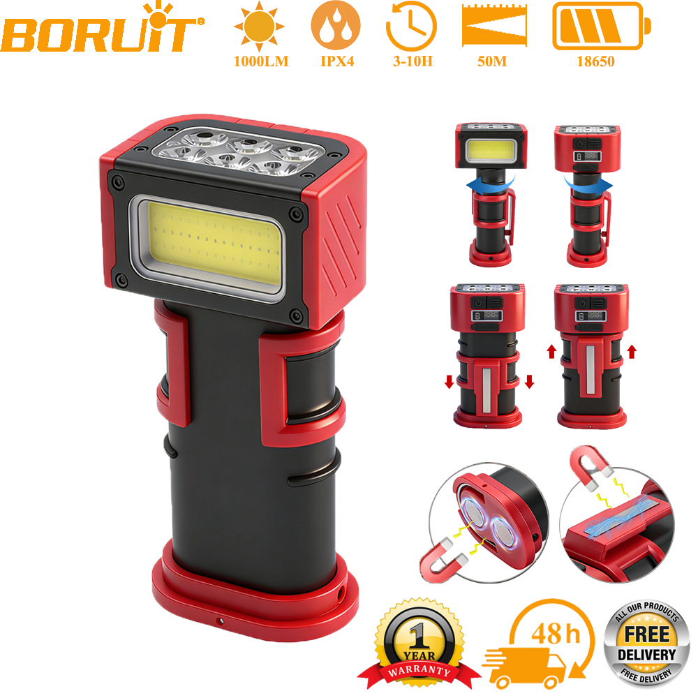 Fishing Light - Lampada da Lavoro LED COB BORUiT