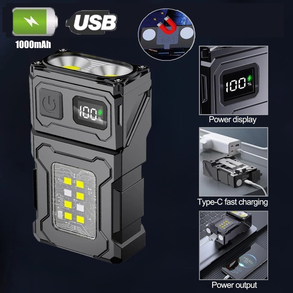 180 °   Torcia LED Rotante Ric - Fishing Light recensione e prezzo